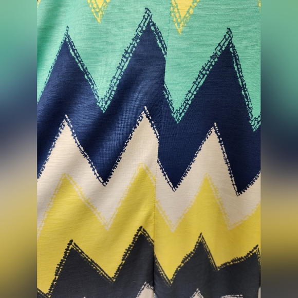 Women's Chevron Print Sundress - Picture 4 of 6